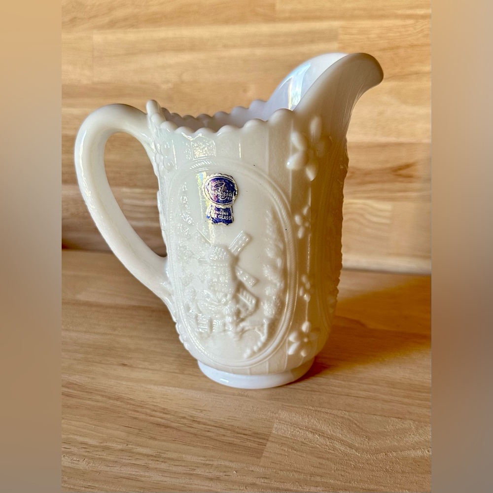 Imperial White Milk Glass Pitcher